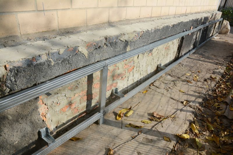 Repaired Foundation with Stabilization Systems